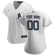 Women's New York Yankees Nike White Home Custom Jersey