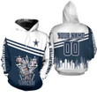 Dallas Cowboys Legends Signature 60th Anniversary For Fan 3d Personalized Hoodie