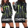 Monster Energy Logo For Lovers Dallas Cowboys Hoodie Dress