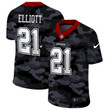 Dallas Cowboys Ezekiel Elliott #21 NFL 2020 Camo Jersey