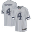 Dallas Cowboys Dak Prescott Gray Inverted Game Jersey gifts for fans