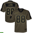 Dallas Cowboys CeeDee Lamb 88 NFL Olive 2021 Salute To Service Game Men Jersey For Cowboys Fans