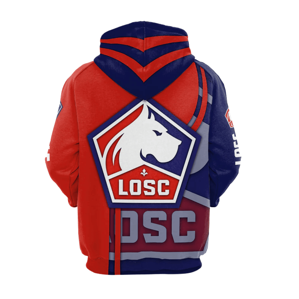 Lille OSC 3D Hoodie Style