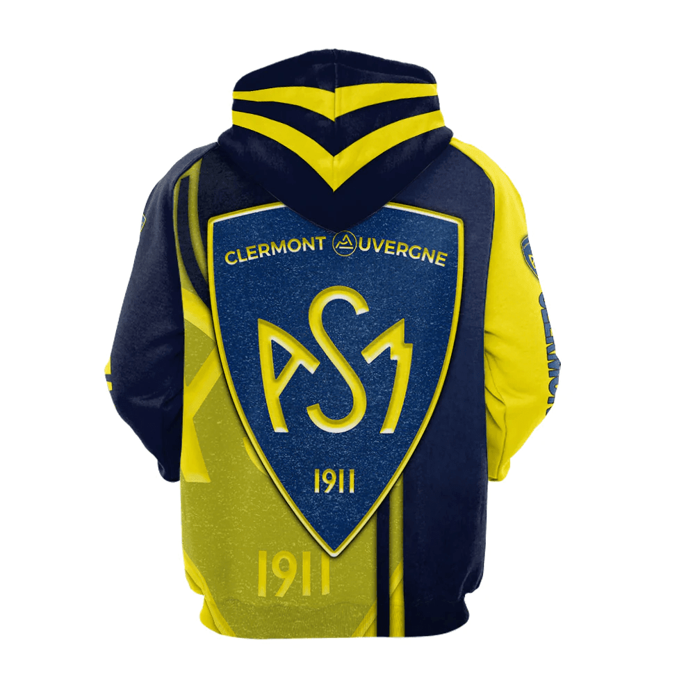 ASM Clermont Auvergne 3D Hoodie Style