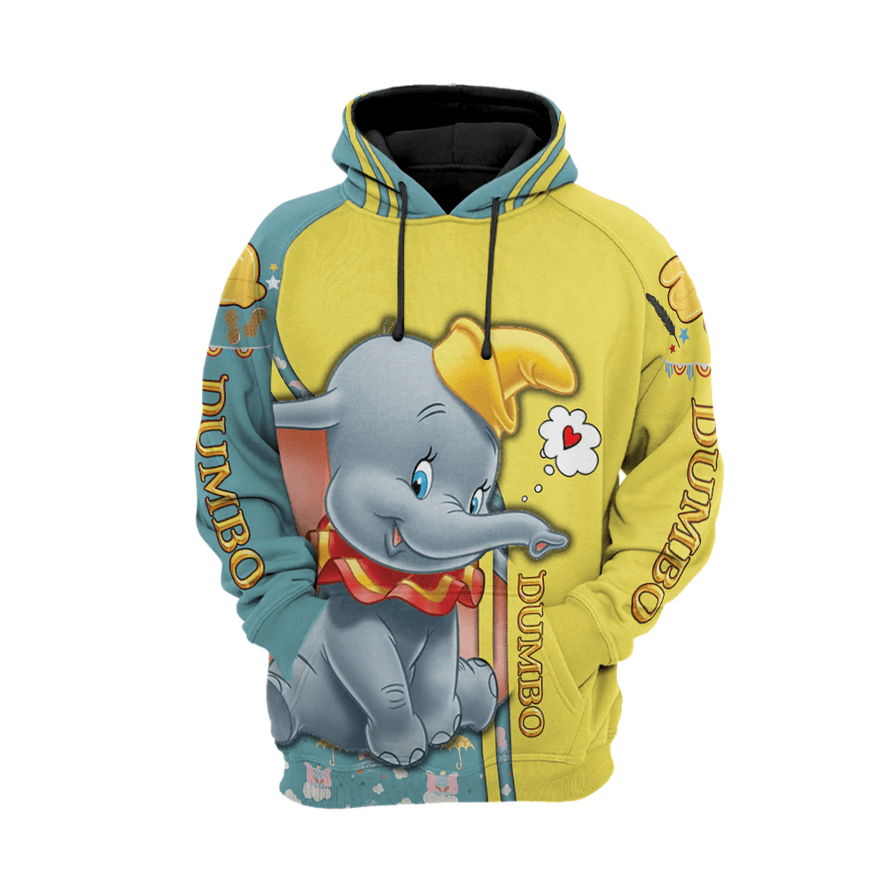 Dumbo 3D Hoodie Style