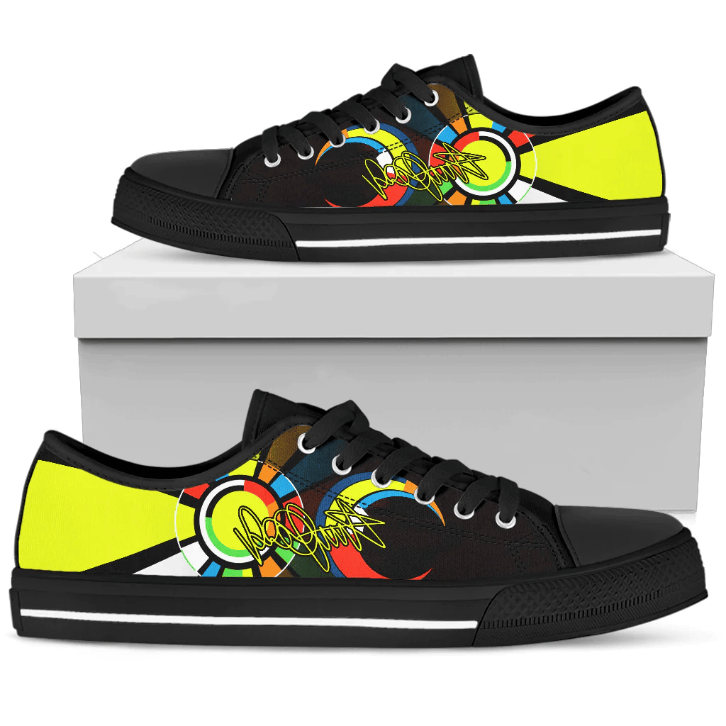 Valentino Rossi Low Top Canvas Shoe01(T)