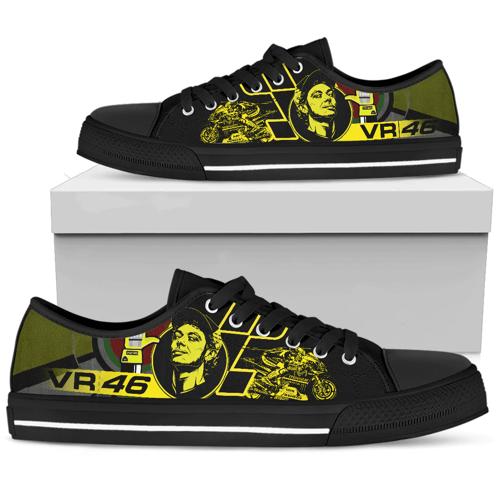 Valentino Rossi Low Top Canvas Shoe06(T)