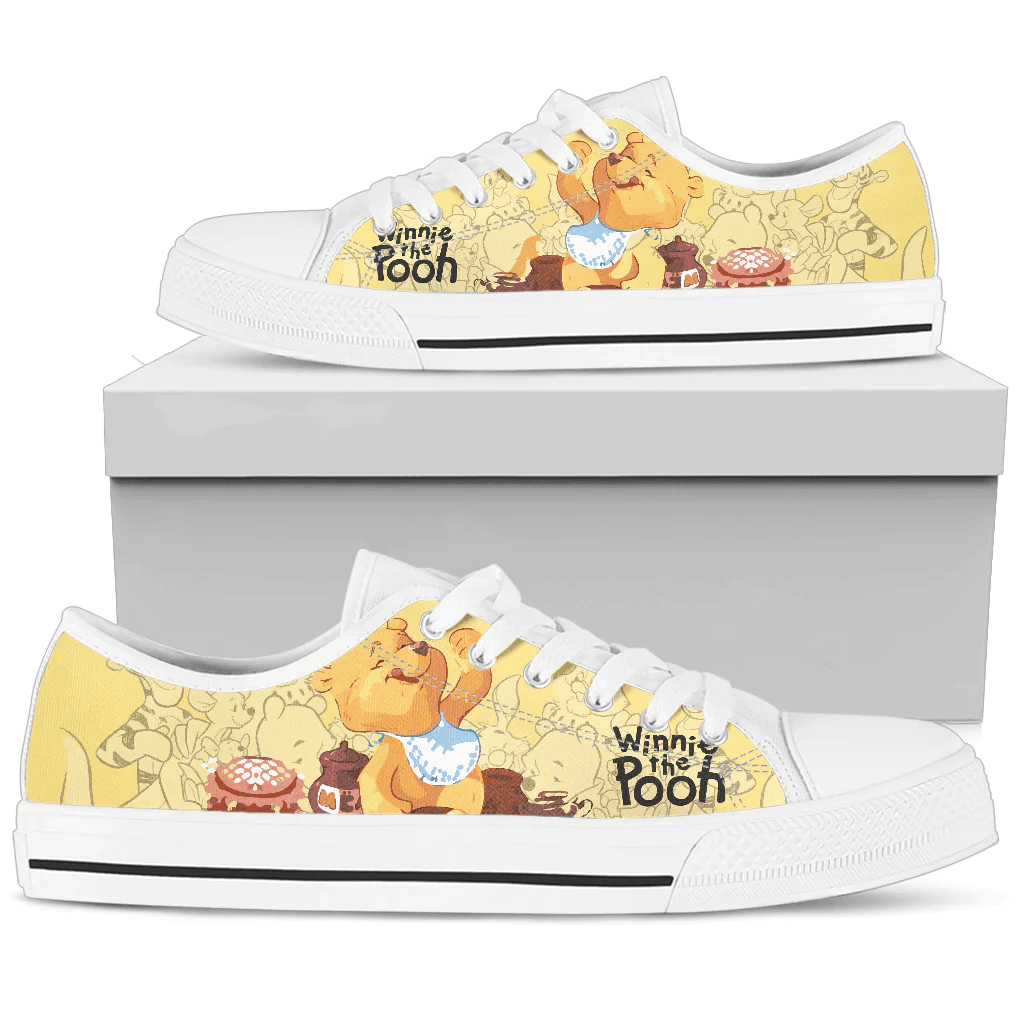 Pooh Low Top Canvas Shoes 001 (B)