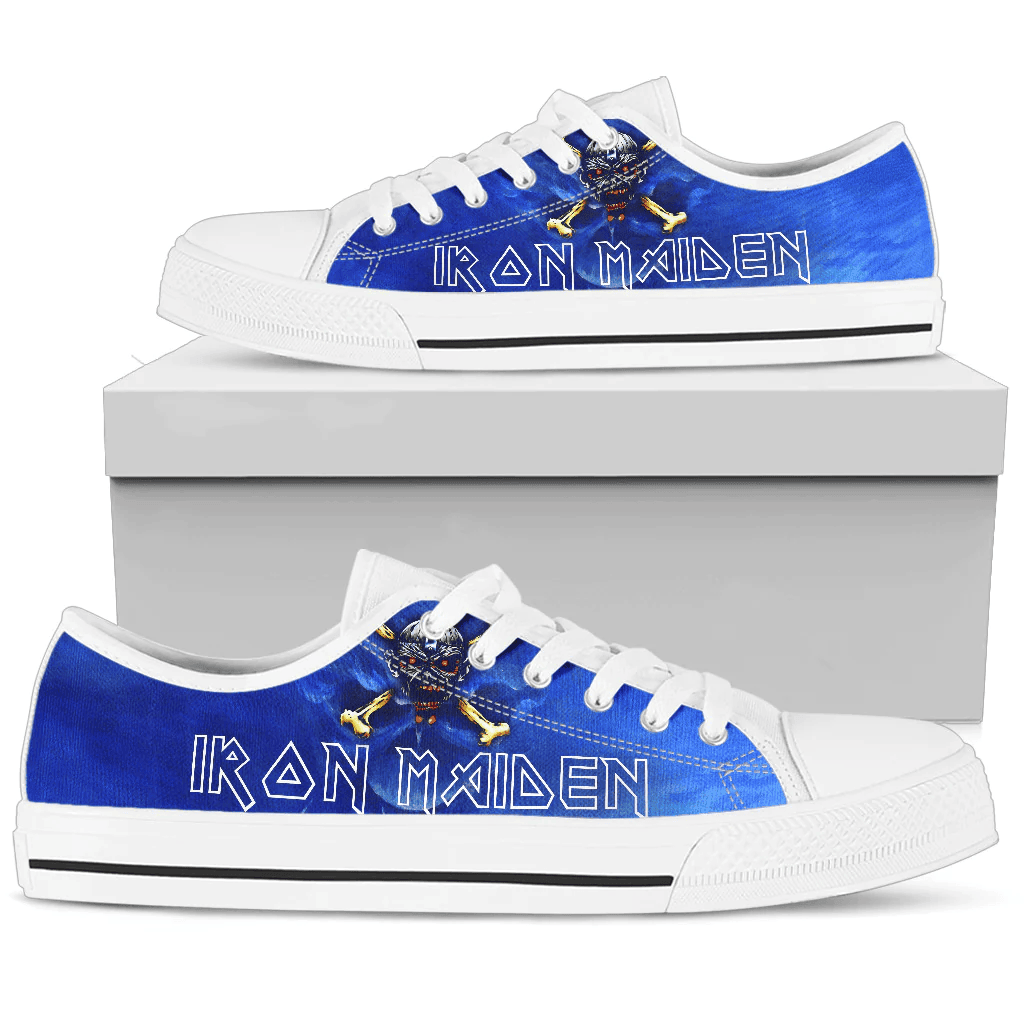 IRON MAIDEN Low Top Canvas Shoe02(H)
