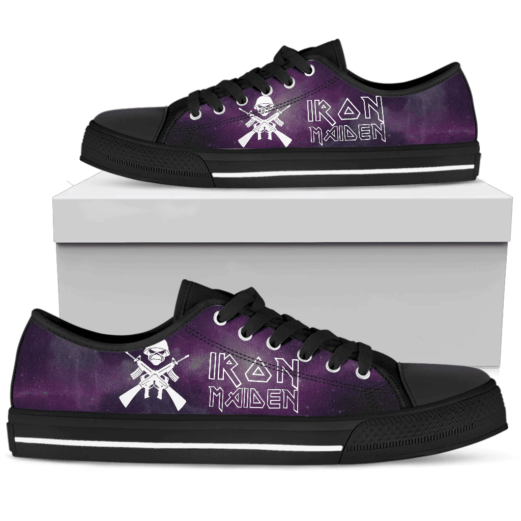 IRON MAIDEN LOW TOP CANVAS SHOE06(H)