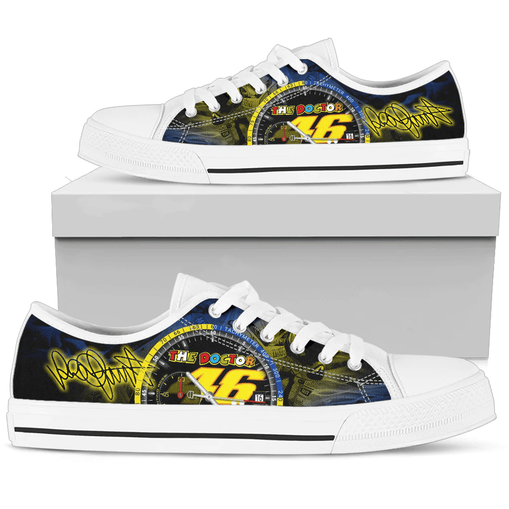 Valentino Rossi Low Top Canvas Shoe04(T)