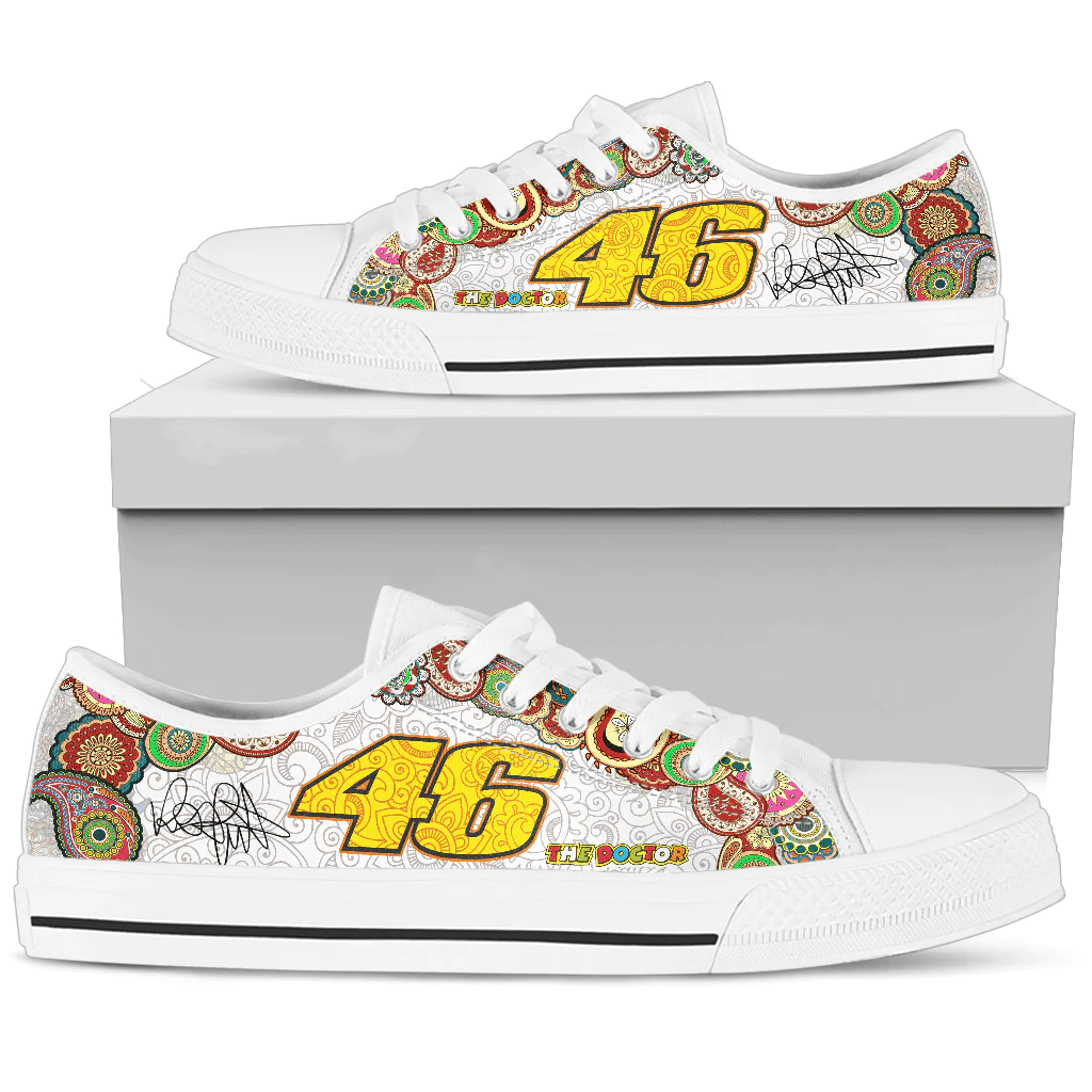VALENTINO ROSSI PAISLEY / Low Top Canvas Shoe01(T)