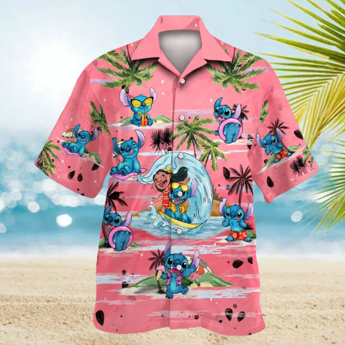 Stitch 08 hawaiian shirt - SHORTS