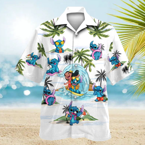 Stitch 09 hawaiian shirt - SHORTS