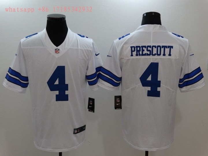 Dallas Cowboys Dak Prescott #4 2020 NFL White jersey Jersey