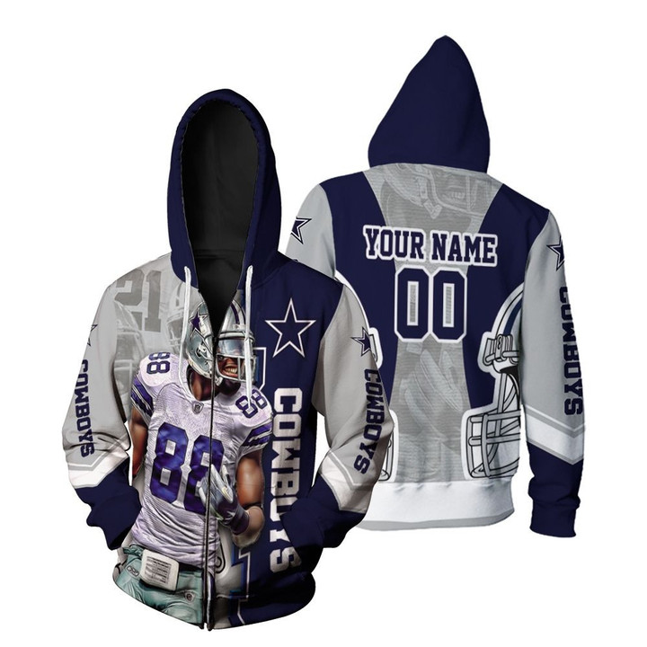 Ceedee Lamb 88 Dallas Cowboys Nfc East Champions Super Bowl 2021 Personalized Zip Hoodie