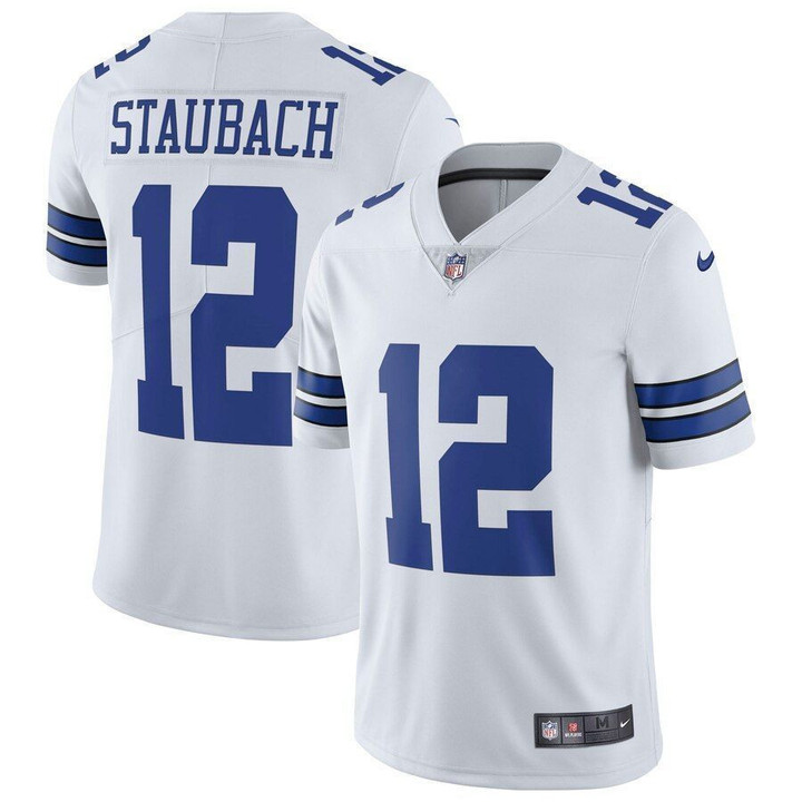 Roger Staubach Dallas Cowboys Vapor Untouchable Retired Player Limited Jersey White 2019