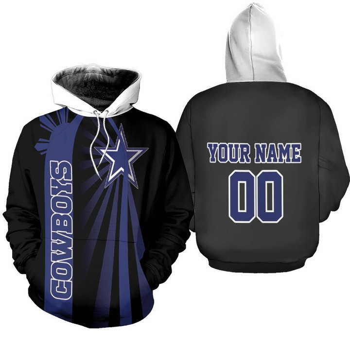 Dallas Cowboys 3d Personalized Hoodie