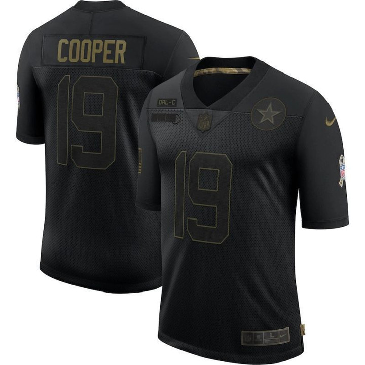 Dallas Cowboys Amari Cooper #19 NFL 2020 Black Jersey