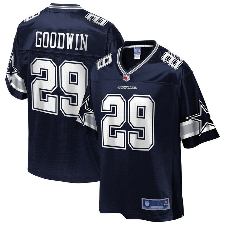 Dallas Cowboys CJ Goodwin Navy Team Player Jersey gifts for fans