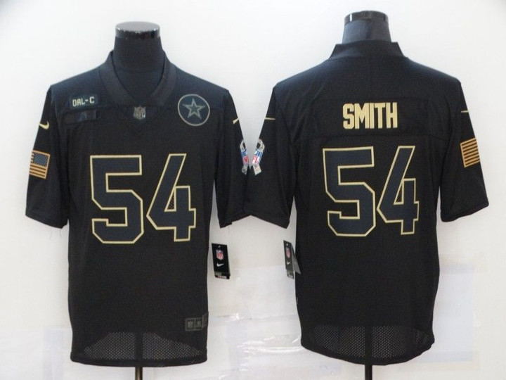 Dallas Cowboys Jaylon Smith #54 Salute To Service Vapor Black Jersey