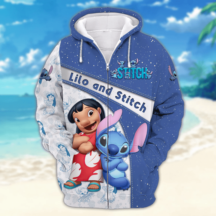 Lilo And Stitch Disney Movie 3D Tshirt Hoodie