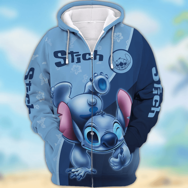 Disney Stitch Cute 3D All Over Print TShirt Hoodie