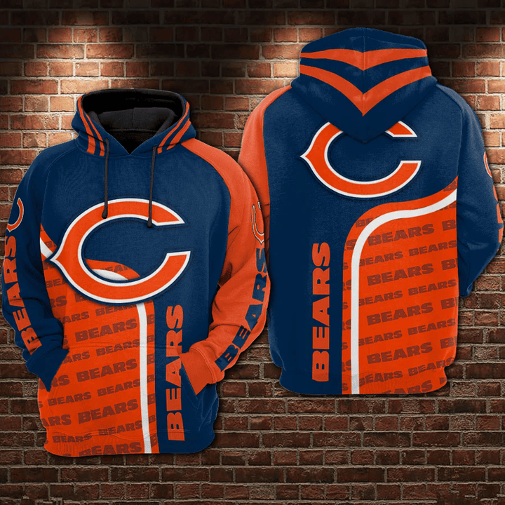 Chicago Bears 3D Hoodie Style