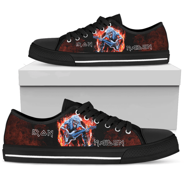 IRON MAIDEN LOW TOP CANVAS SHOE13(H)