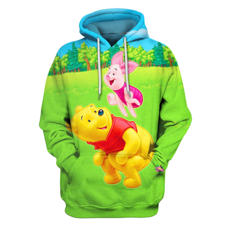 Pooh 3D Hoodie 002