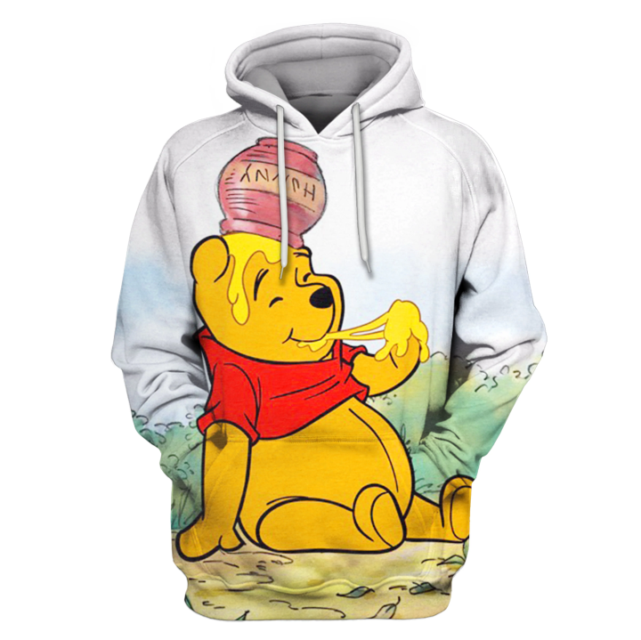 Pooh 3D Hoodie 003