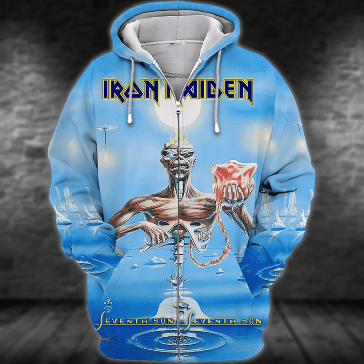 Iron Maiden Seventh Son of a Seventh Son Rock Band 3D Tshirt Hoodie