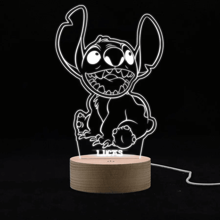 Stitch Personalized 3D Led Lamp 06