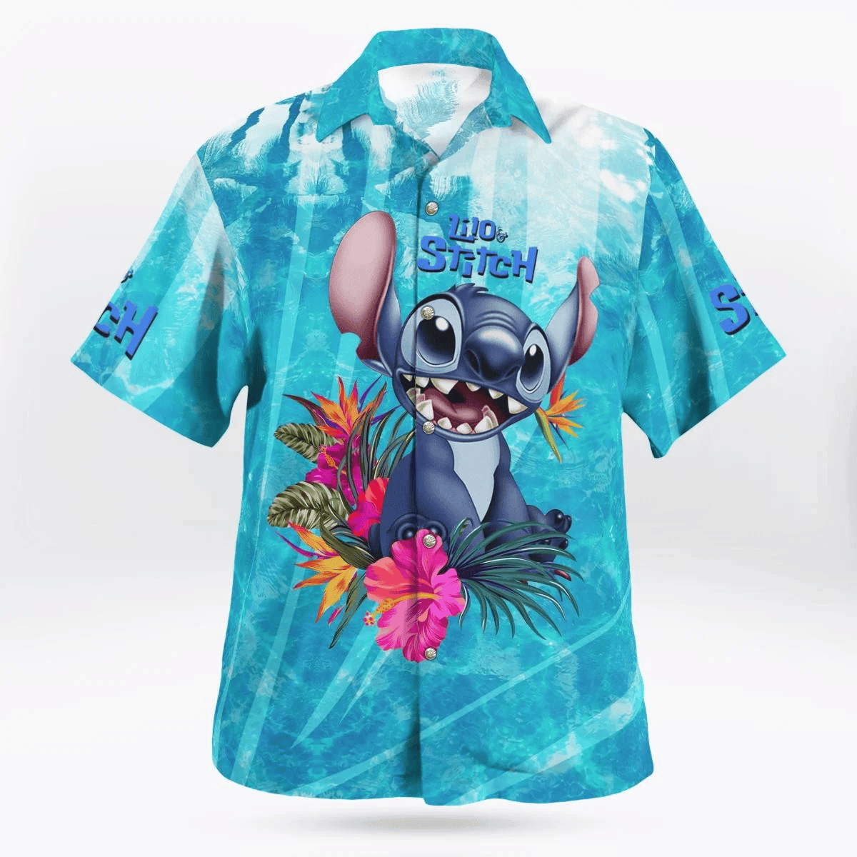 Stitch 04 hawaiian shirt - SHORTS