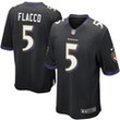 Joe Flacco Baltimore Ravens Youth Alternate Game Jersey - Black