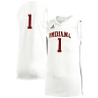 #1 Indiana Hoosiers Youth Game Jersey - White