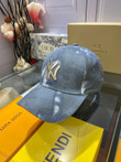 New York Yankees Gold Logo Embroidered Tie Dye Baseball Cap In Gray White
