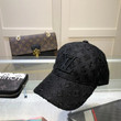 Louis Vuitton Outstanding Monogram Embroidered Baseball Cap In Black