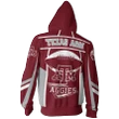 Texas A&m Aggies Football Team 3d Printed Unisex Zipper Hoodie