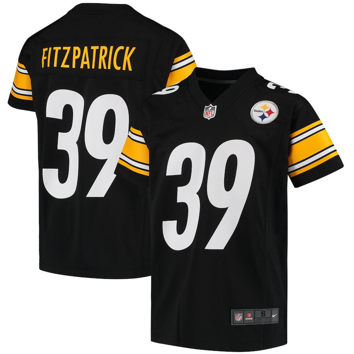 Minkah Fitzpatrick Pittsburgh Steelers Youth Game Jersey - Black
