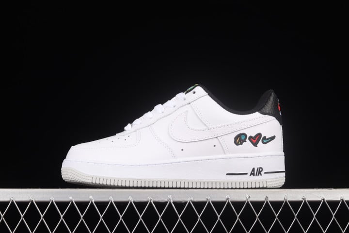Nike Air Force 1 '07 Peace Love Swoosh Shoes Sneakers