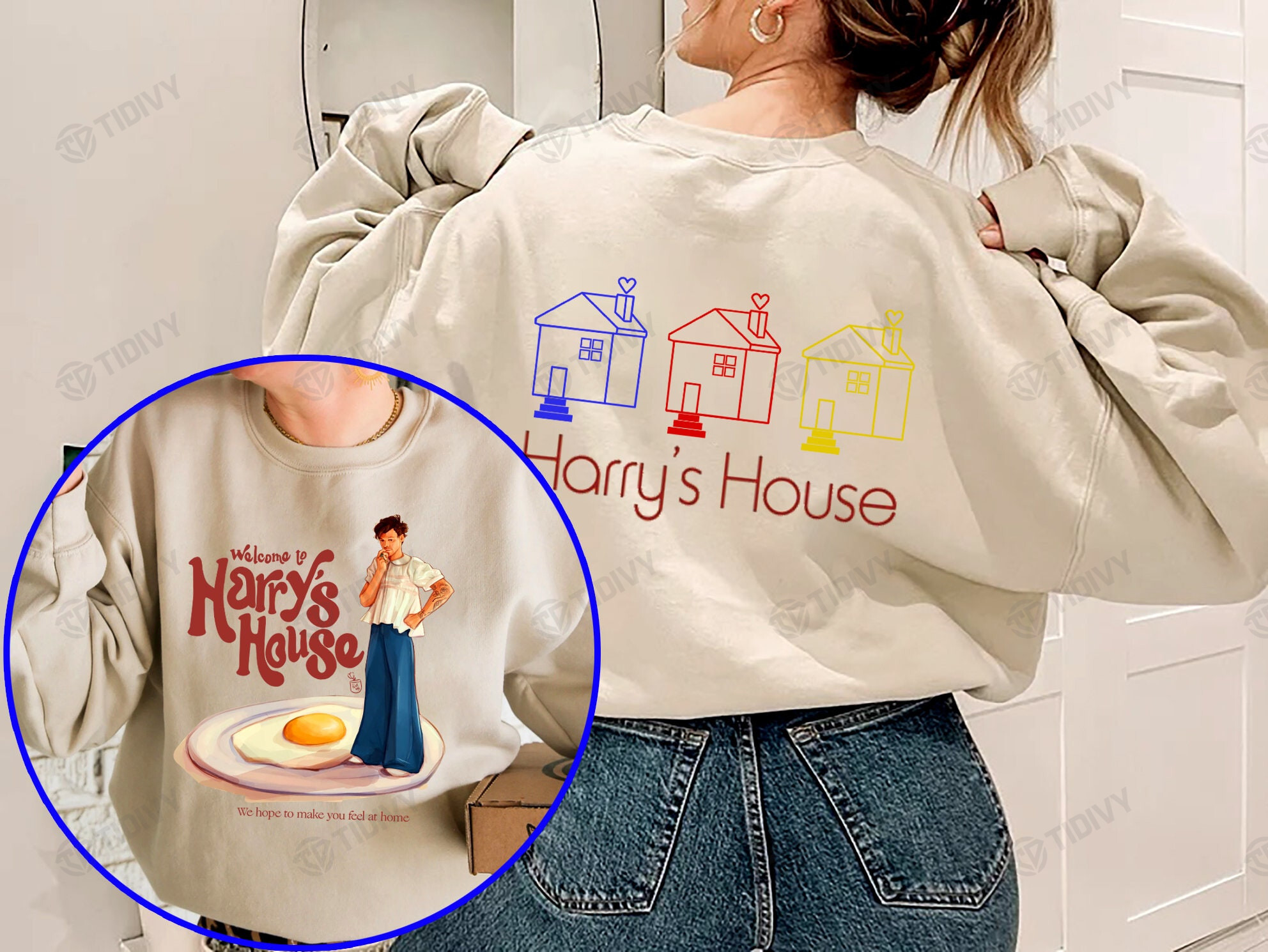 Harry Styles Harry'S House Harry�S New Album 2022 Two Sided Graphic Unisex T Shirt, Sweatshirt, Hoodie Size S - 5XL