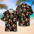 Red Hot Chili Peppers Hawaiian Aloha Summer Tropical Flower Pattern RHCP Rock Band Hawaiian Hawaiian Shirt All Over Printed