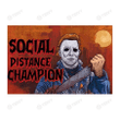 Halloween Horror Movie Characters Social Distance Champion Michael Myers Halloween Movie 2022 Doormat