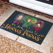 It’s Just A Bunch Of Hocus I Smell Children Halloween Classic Movie Hocus Pocus Witchy Sanderson Sister Doormat