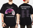 Shine down Planet Zero World Tour 2022 Shine down Tour 2022 Rock Band Two Sided Graphic Unisex T Shirt, Sweatshirt, Hoodie Size S - 5XL