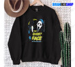 Vintage 90s Movie Let's Watch Scary Movie Halloween Horror Movie Scream Movie Ghostface Billy Loomis Graphic Unisex T Shirt, Sweatshirt, Hoodie Size S - 5XL