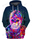 Jason Voorhees Friday the 13th Halloween Horror Movie Happy Halloween 3D All Over Printed Shirt, Sweatshirt, Hoodie, Bomber Jacket Size S - 5XL