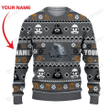 Merry Christmas Star War Xmas Gift Darth Vader Baby Yoda Stormtrooper Custom Name Ugly Sweater