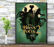 We're Back Witches Hocus Pocus 2 2022 Sanderson Sister Witch Halloween Movies Wall Art Print Poster